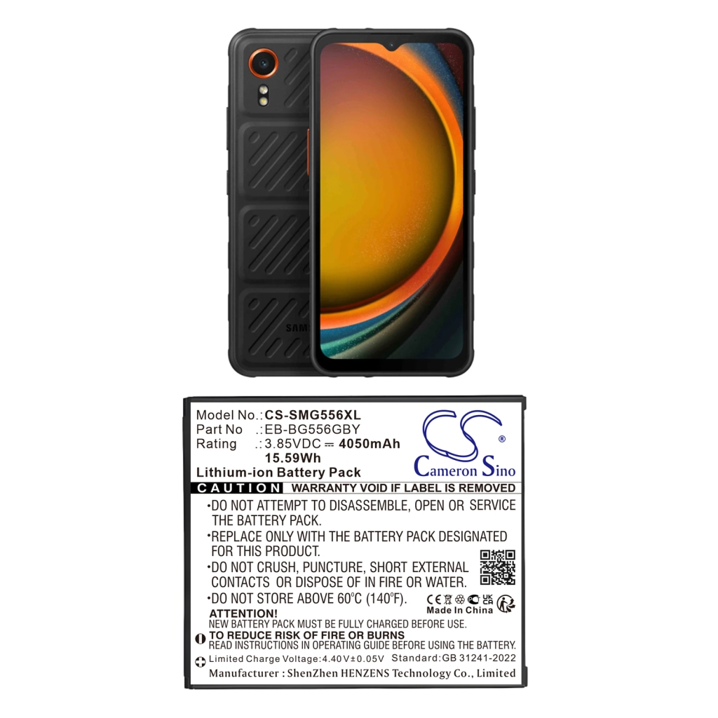 Batteria del telefono cellulare Samsung CS-SMG556XL