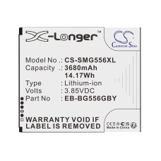 Compatible battery replacement for Samsung EB-BG556GBY,GH43-05199A