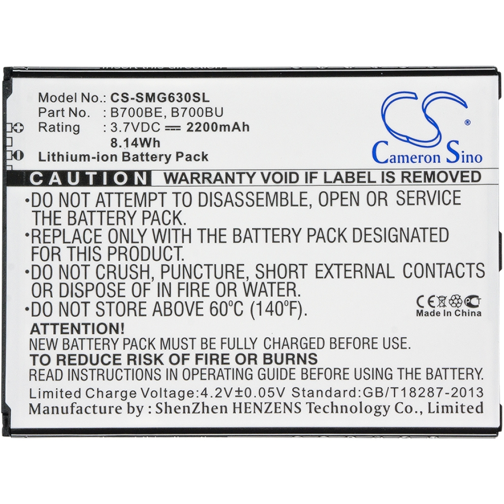 Batterie Sostituisce B700BK