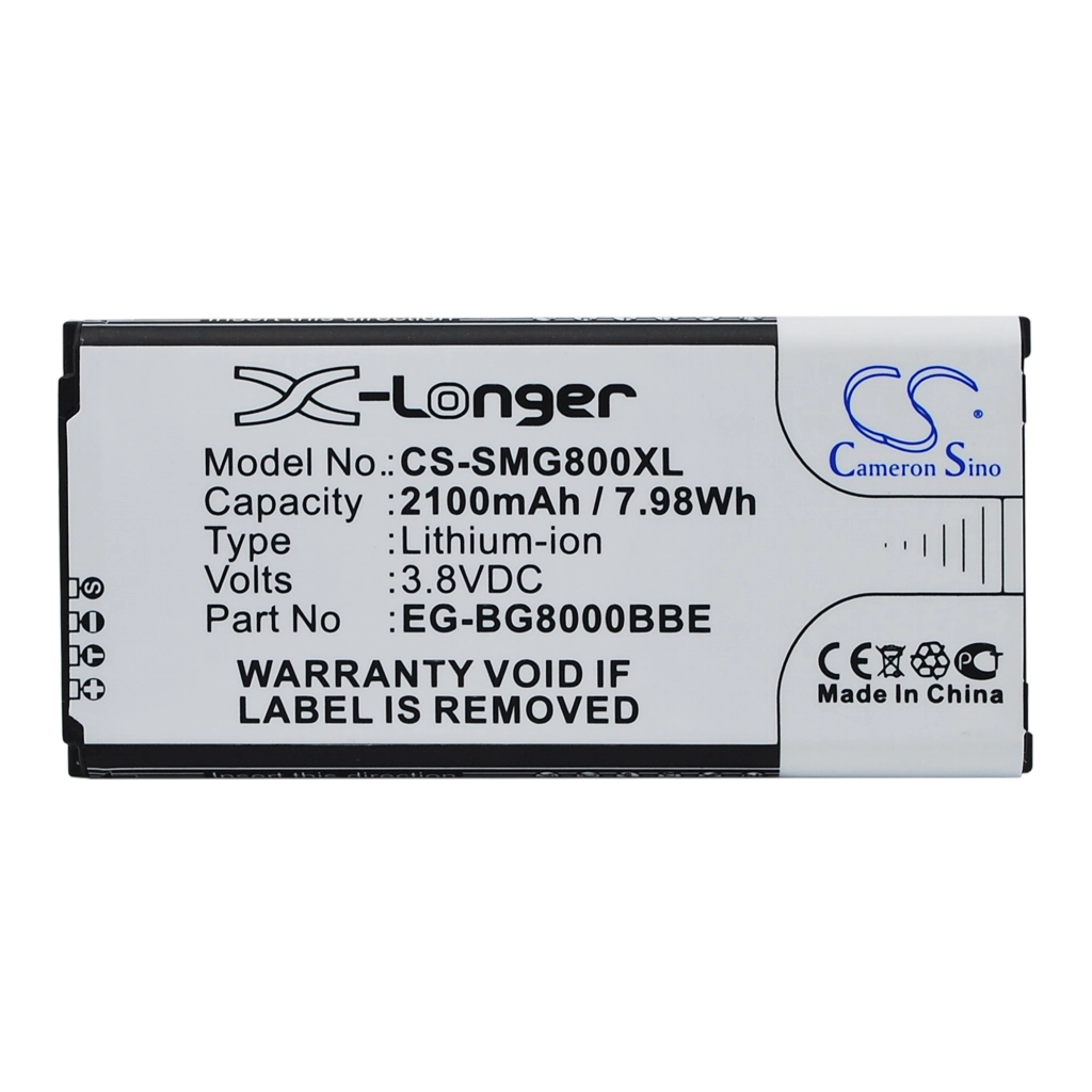 Batterie Batteria del telefono cellulare CS-SMG800XL