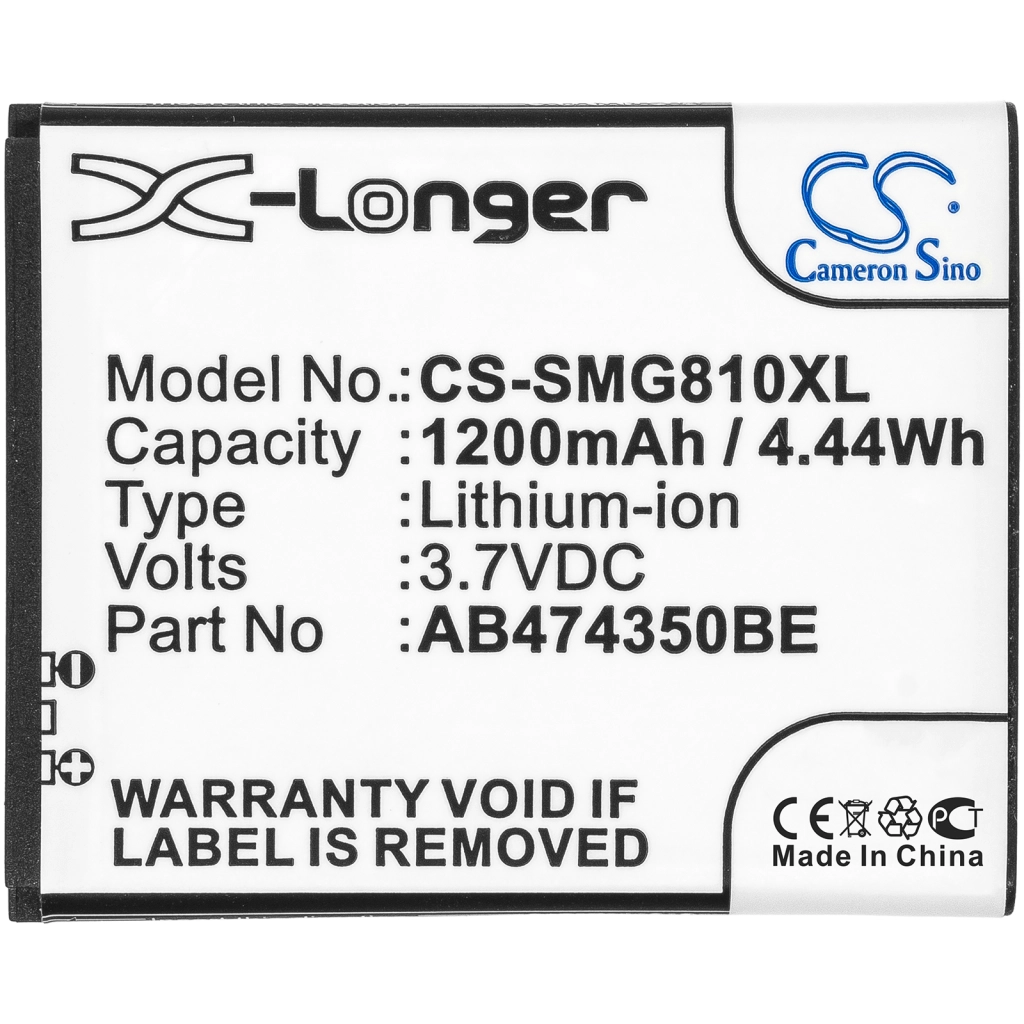 Batterie Batteria del telefono cellulare CS-SMG810XL