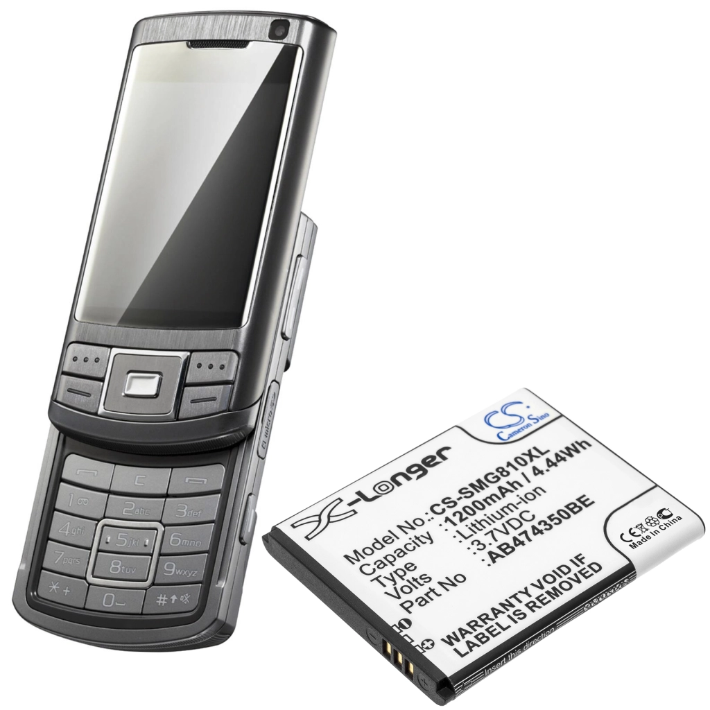 Batterie Batteria del telefono cellulare CS-SMG810XL