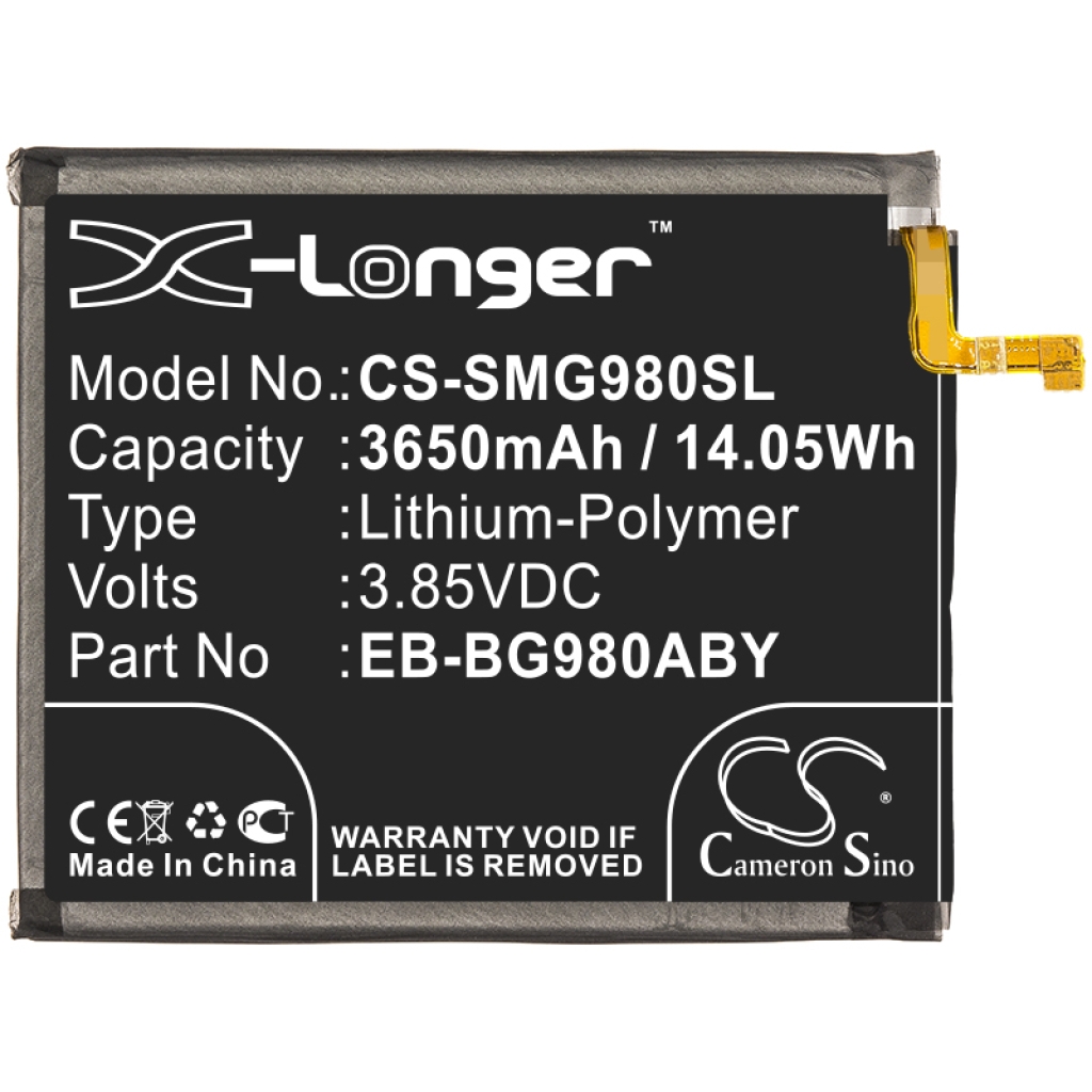 Batteria del telefono cellulare Samsung CS-SMG980SL