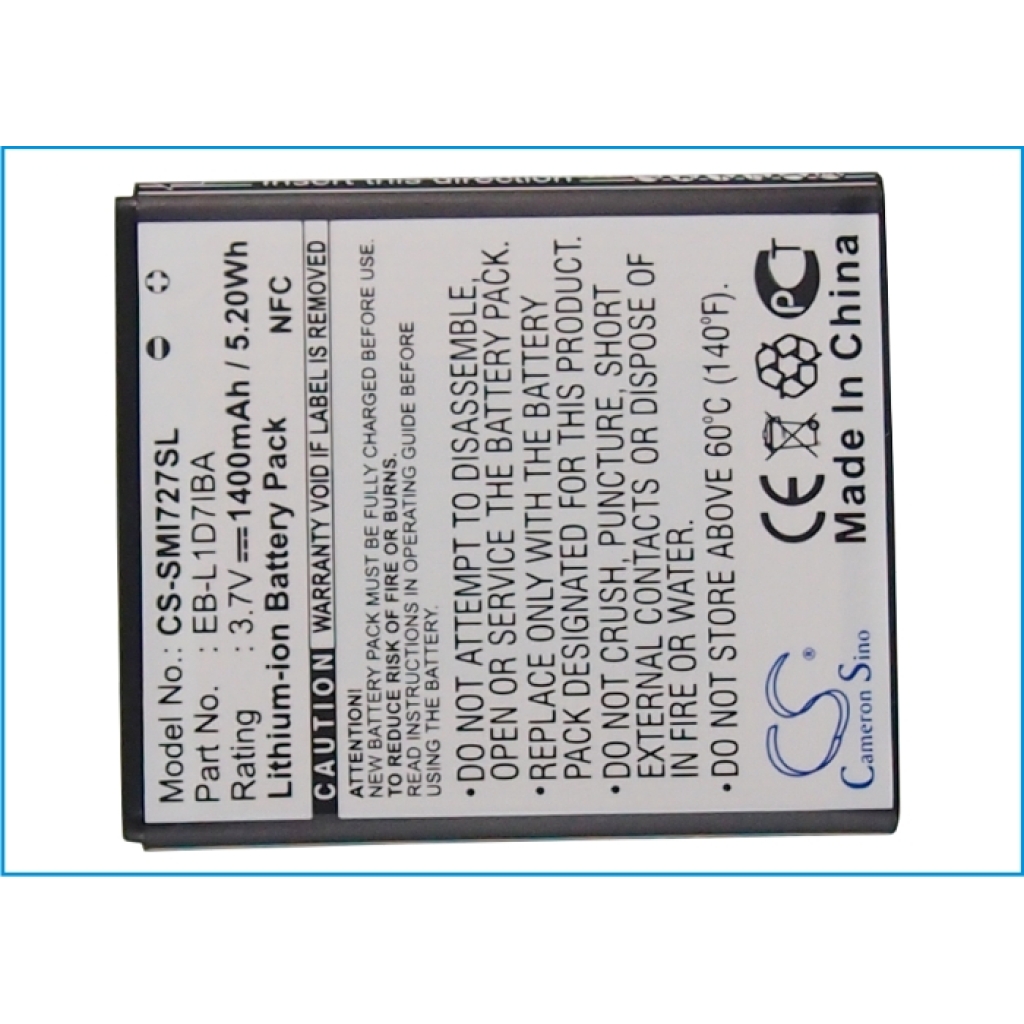 Batterie Batteria del telefono cellulare CS-SMI727SL