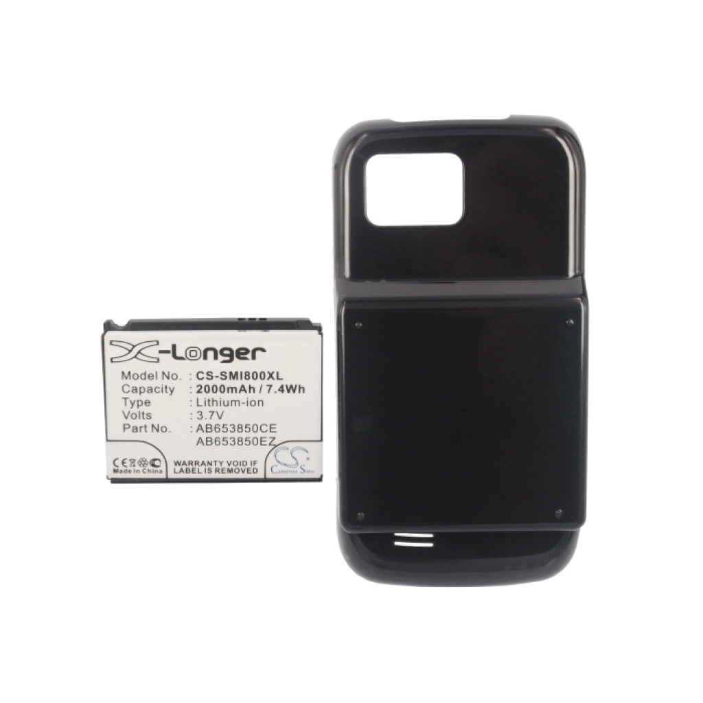 Batterie Batteria del telefono cellulare CS-SMI800XL