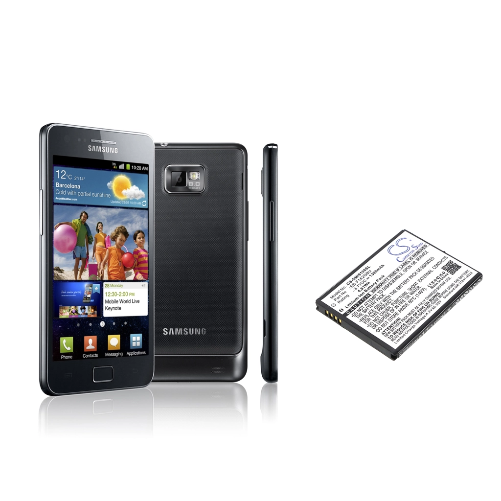 Batterie Batteria del telefono cellulare CS-SMI9100SL