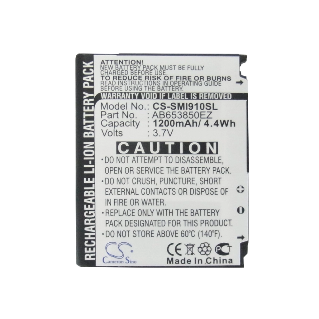 Batterie Batteria del telefono cellulare CS-SMI910SL