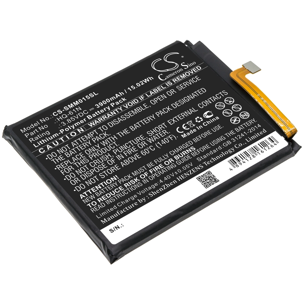 Batterie Batteria del telefono cellulare CS-SMM015SL