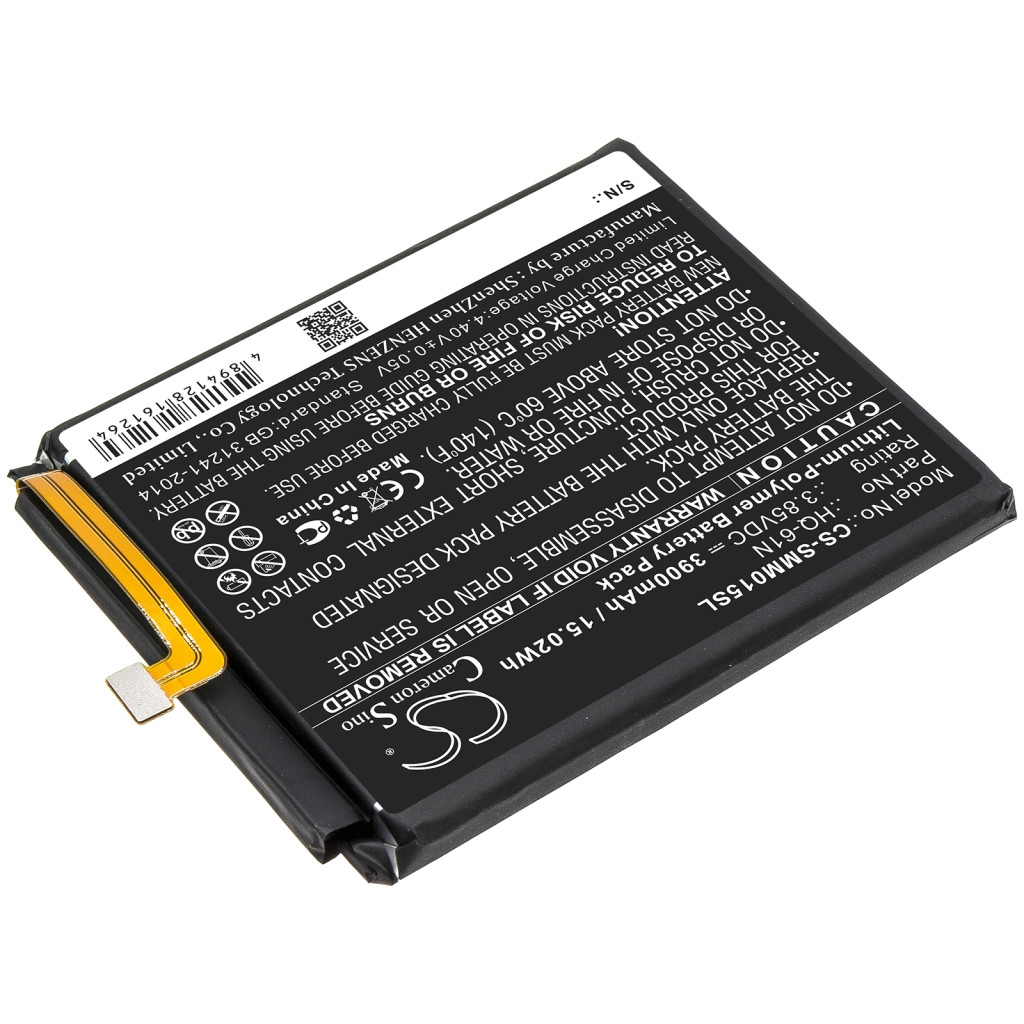 Batterie Batteria del telefono cellulare CS-SMM015SL