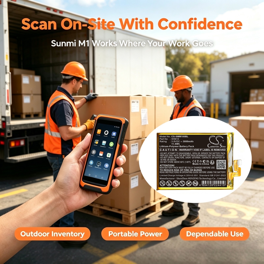 Battery compatible with BarCode, Scanner Battery
