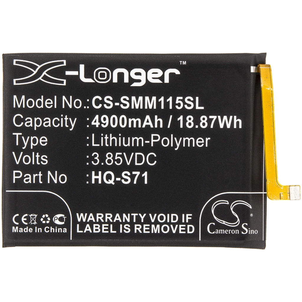 Batterie Batteria del telefono cellulare CS-SMM115SL