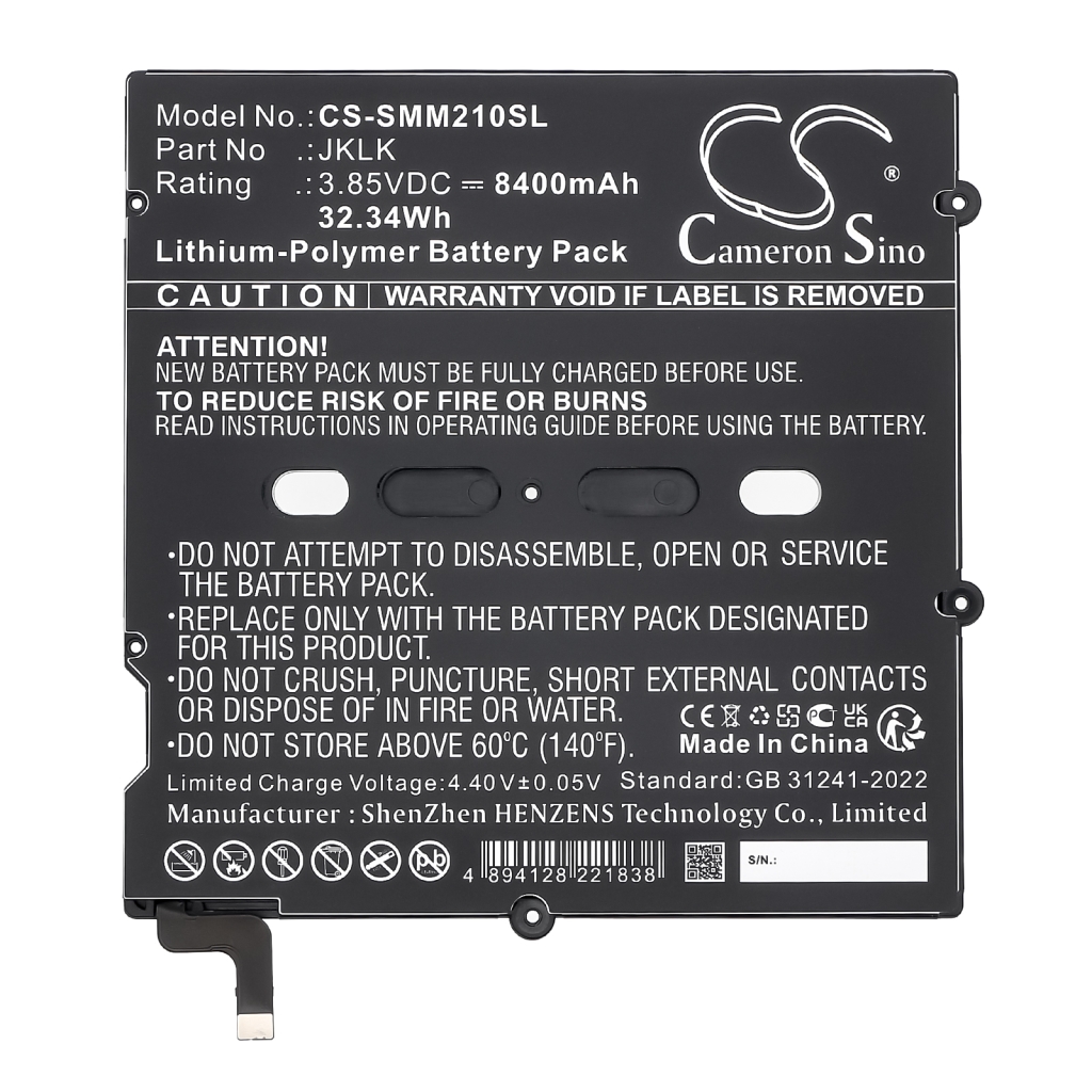 Sostituzione della batteria compatibile per Sunmi JKLK