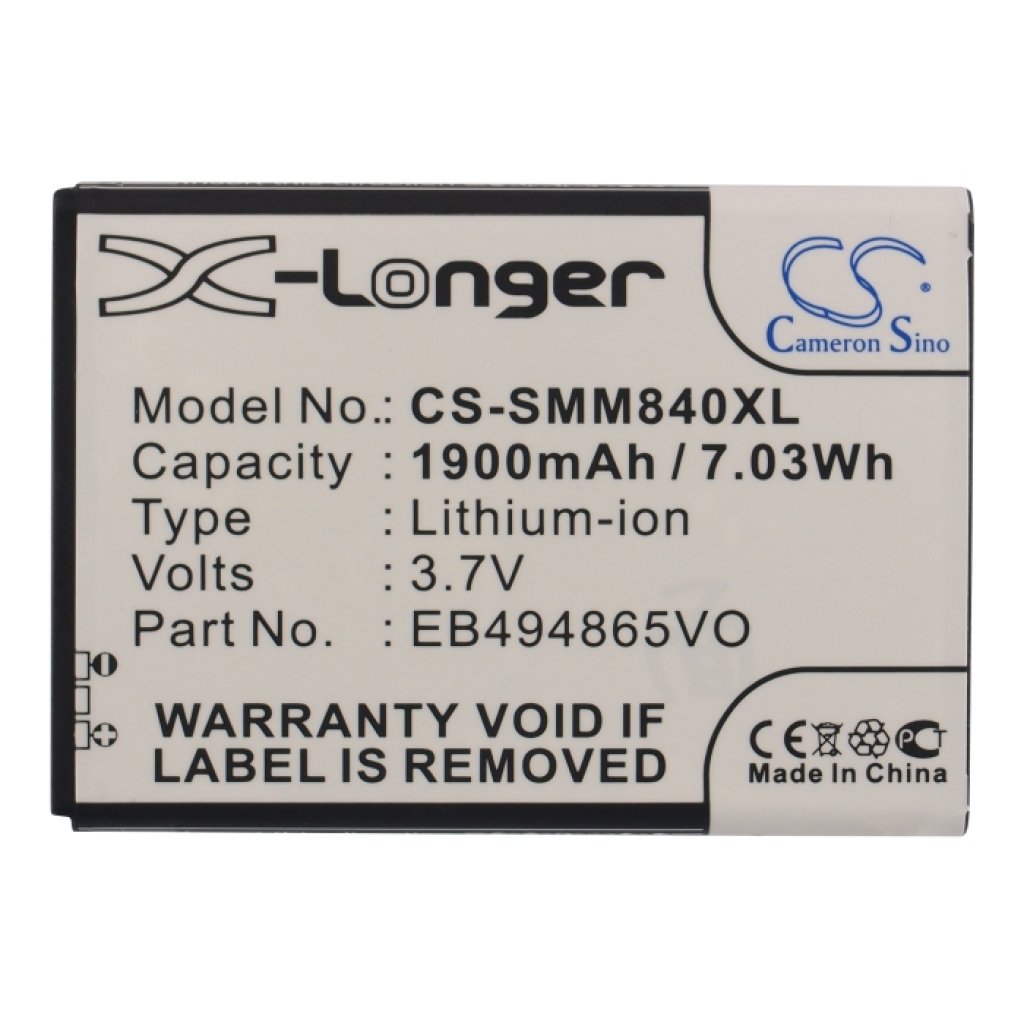 Batterie Batteria del telefono cellulare CS-SMM840XL