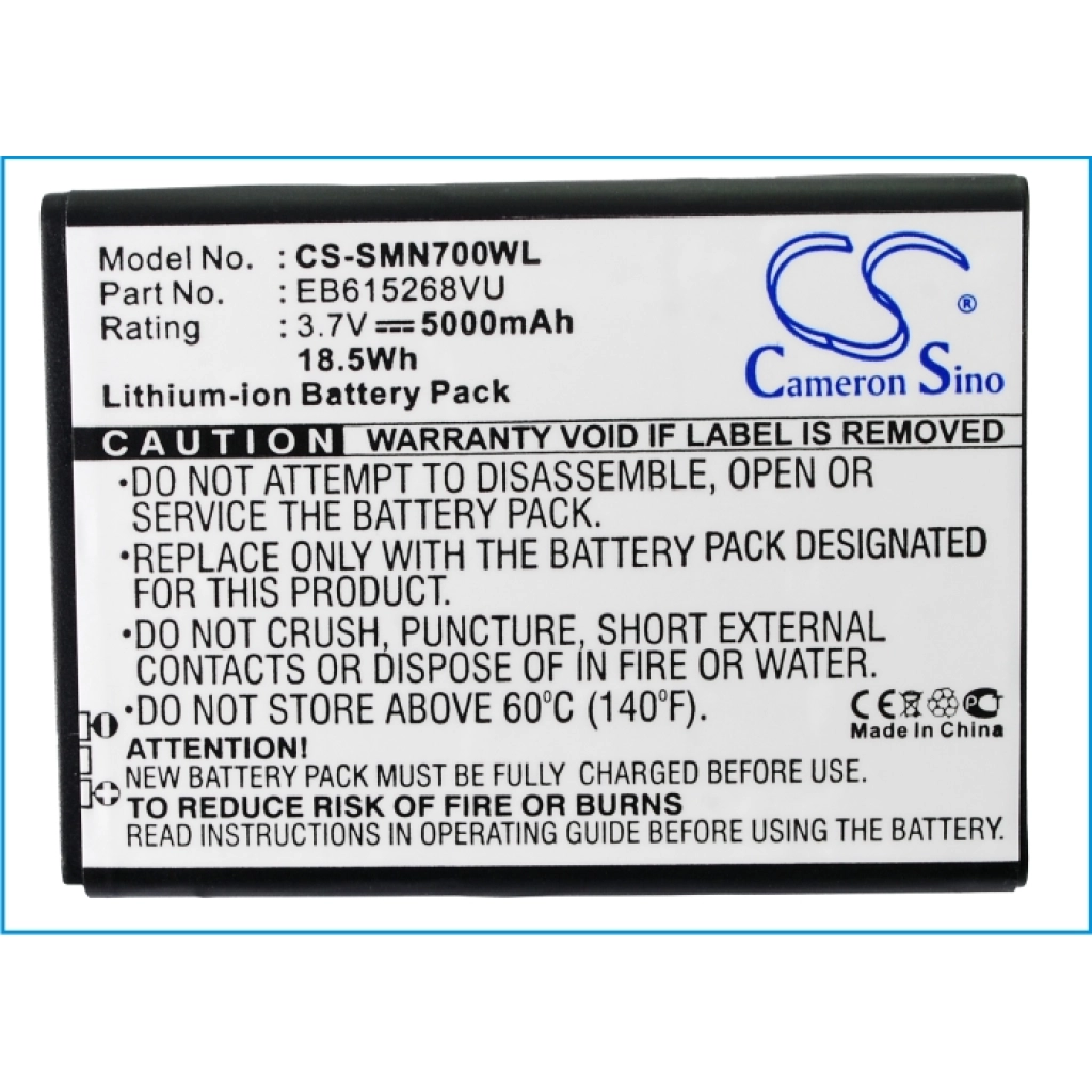 Batterie Batteria del telefono cellulare CS-SMN700WL