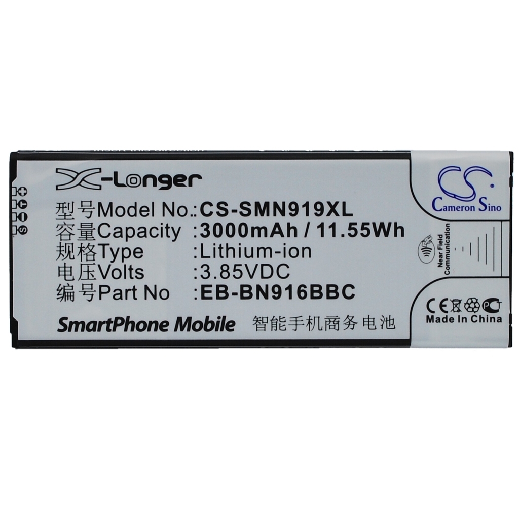 Batterie Batteria del telefono cellulare CS-SMN919XL