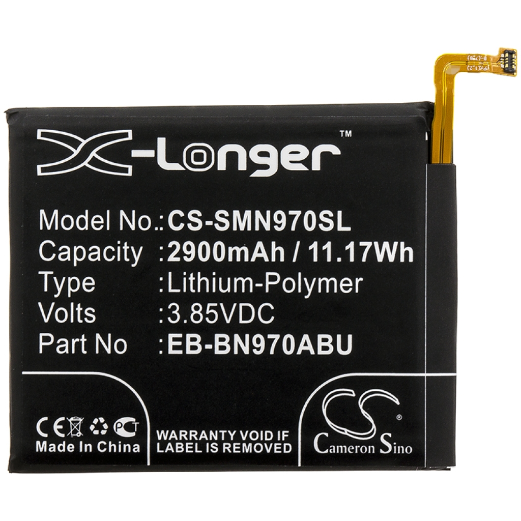 Batteria del telefono cellulare Samsung SM-N970U1 (CS-SMN970SL)