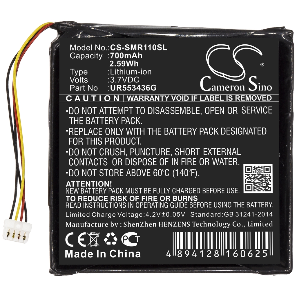 Batteria GPS, navigatore Sigma CS-SMR110SL