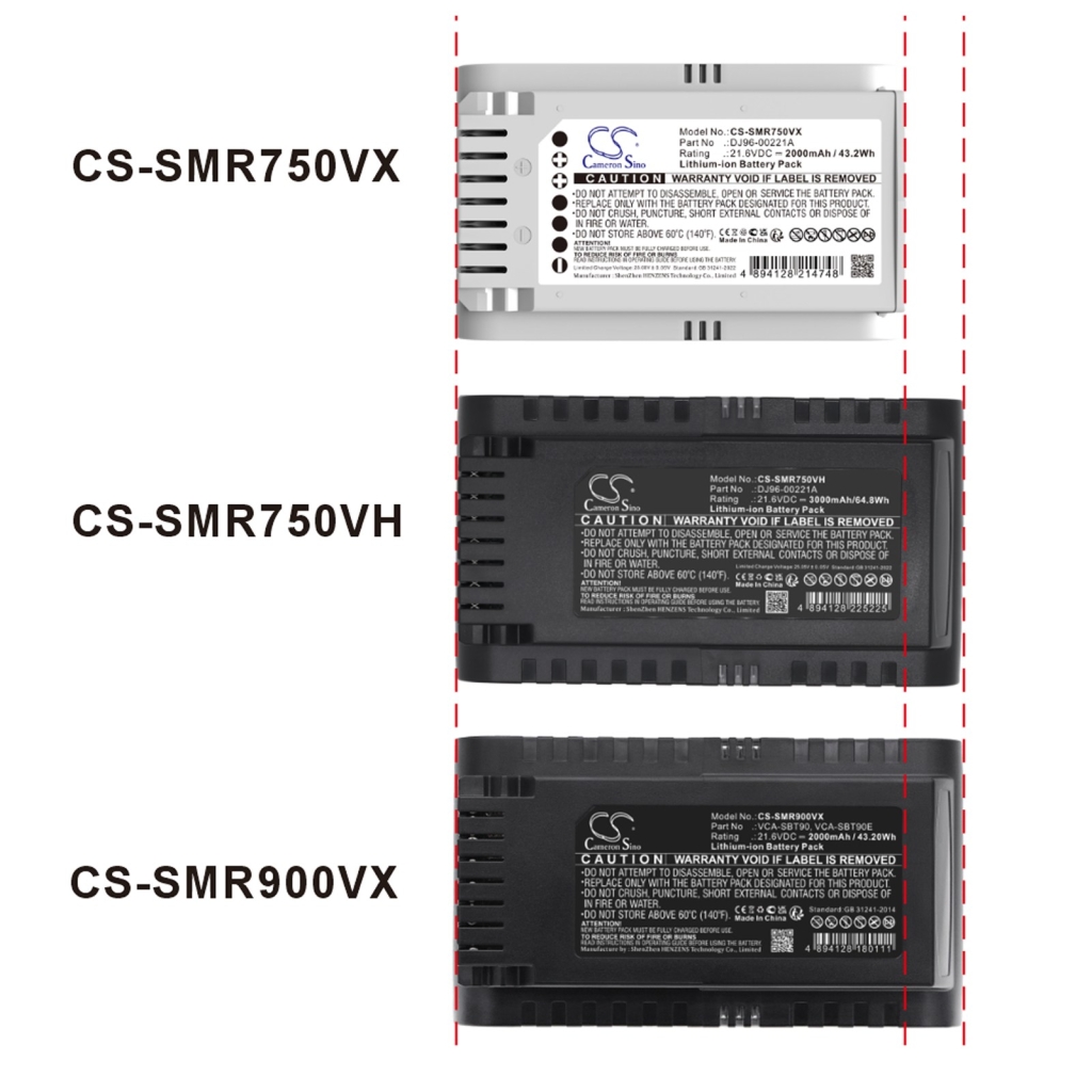 Batteria compatibile con Samsung CS-SMR750VX