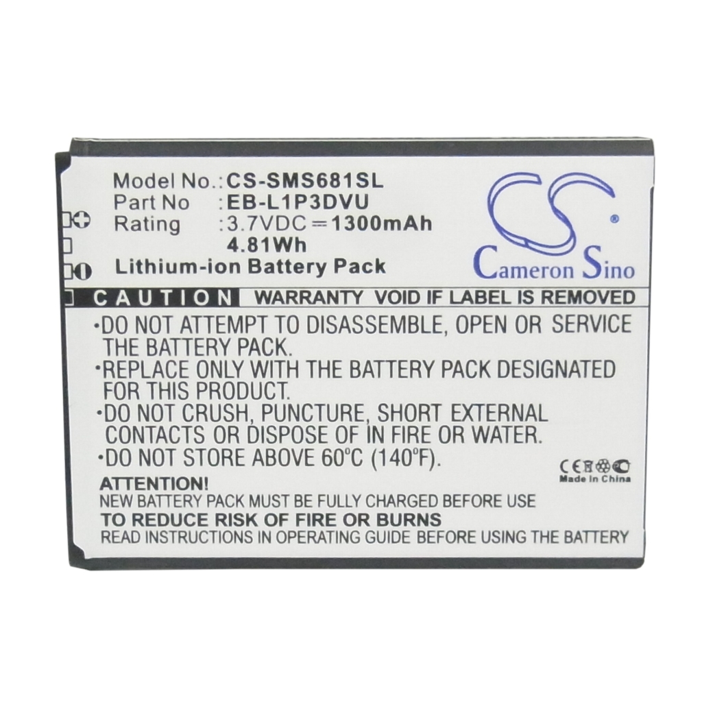 Batterie Batteria del telefono cellulare CS-SMS681SL