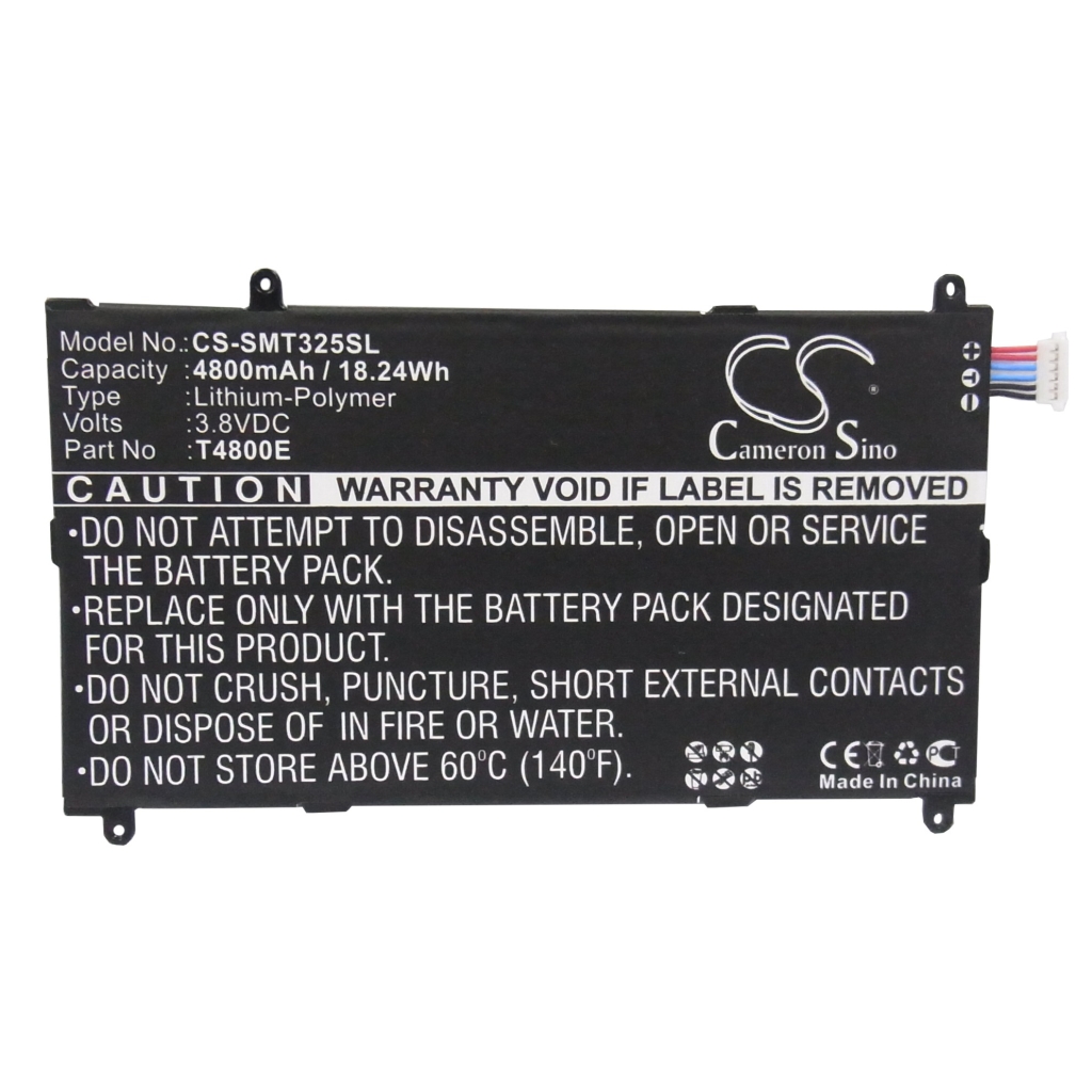 Sostituzione della batteria compatibile per Samsung T4800E
