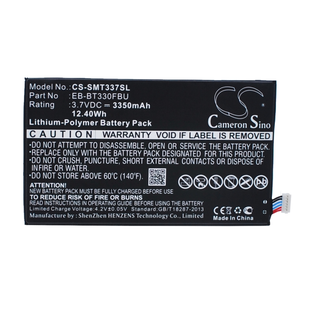 Sostituzione della batteria compatibile per Samsung EB-BT330FBU