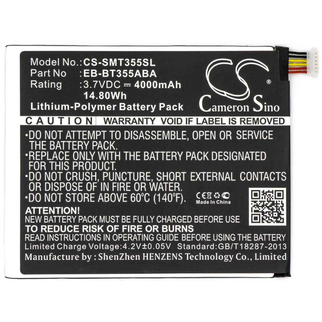 Sostituzione della batteria compatibile per Samsung EB-BT355ABE