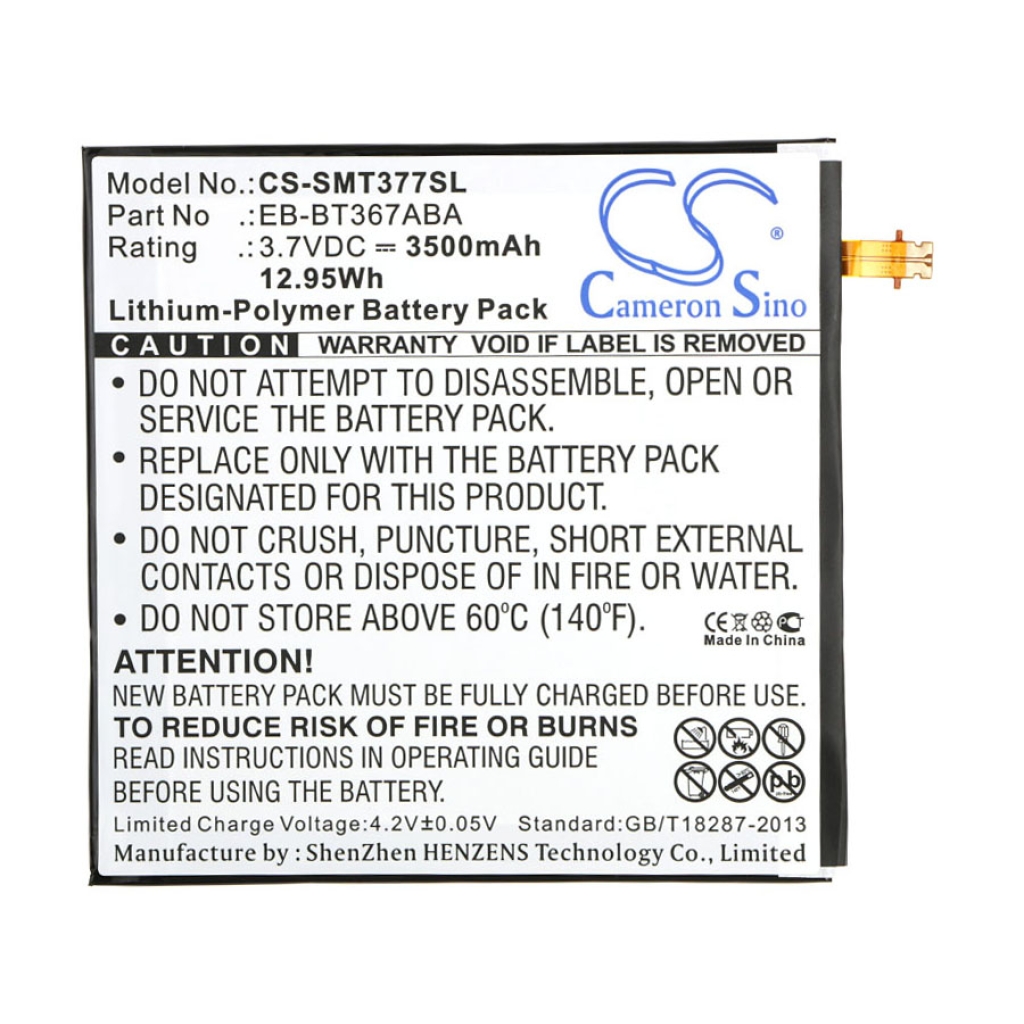 Batteria compressa Samsung CS-SMT377SL