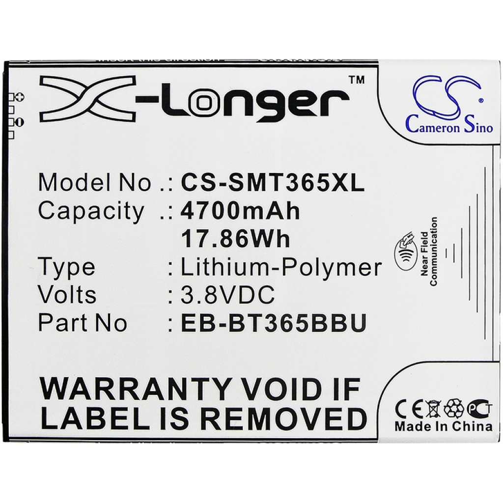 Batterie Sostituisce EB-BT365BBE