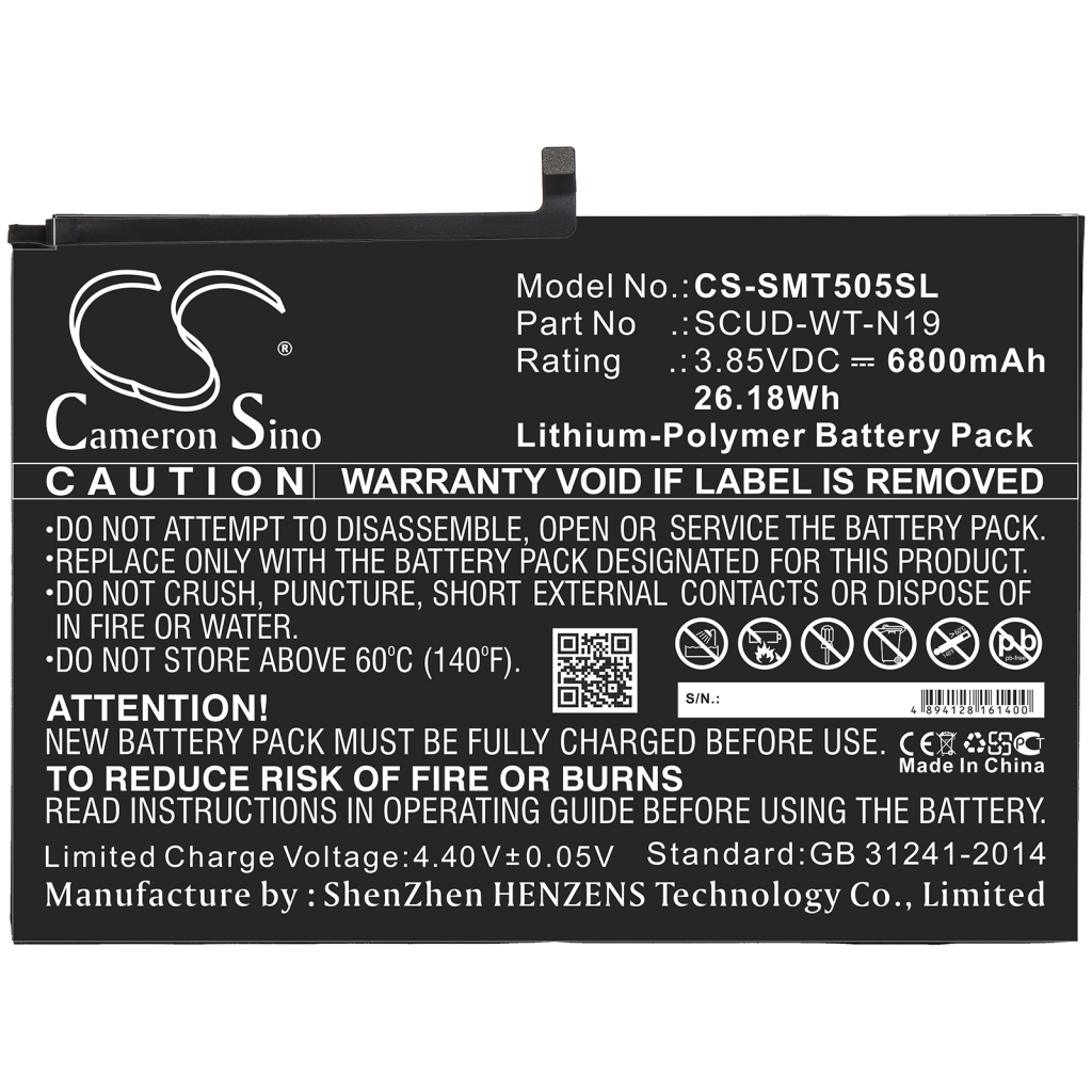 Sostituzione della batteria compatibile per Samsung SCUD-WT-N19