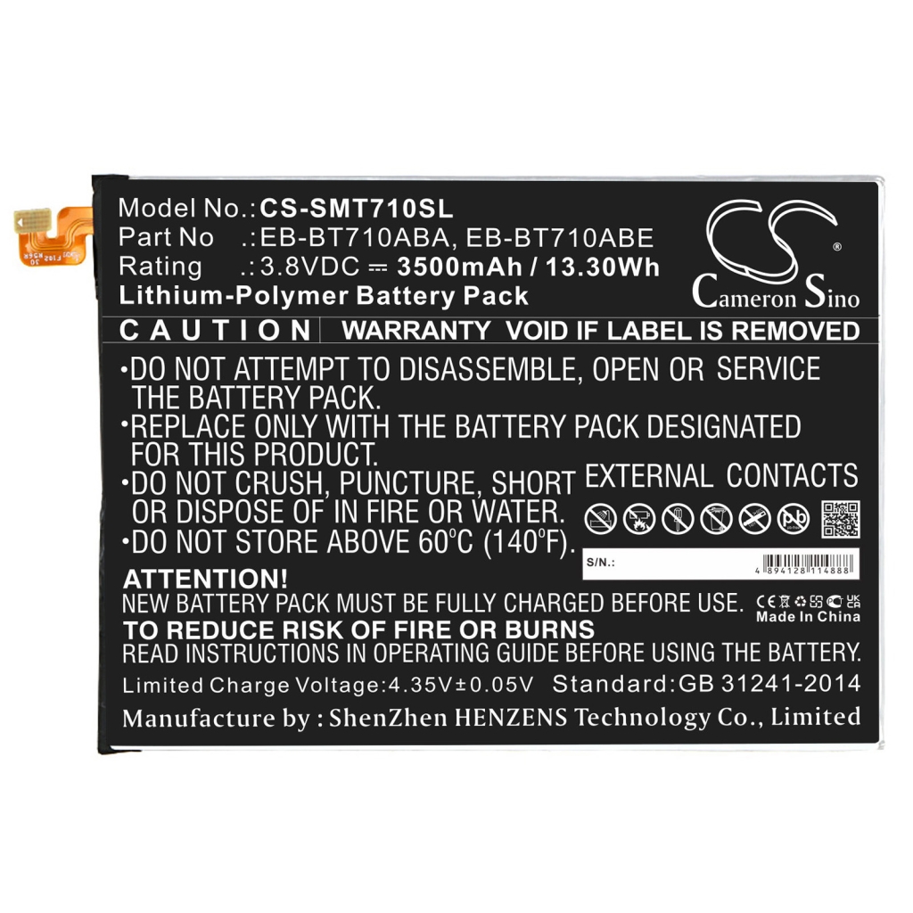 Batteria compressa Samsung CS-SMT710SL