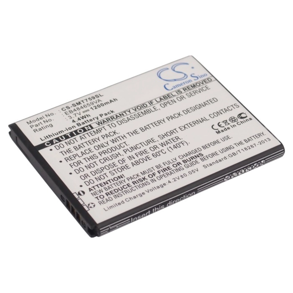 Batterie Batteria del telefono cellulare CS-SMT759SL