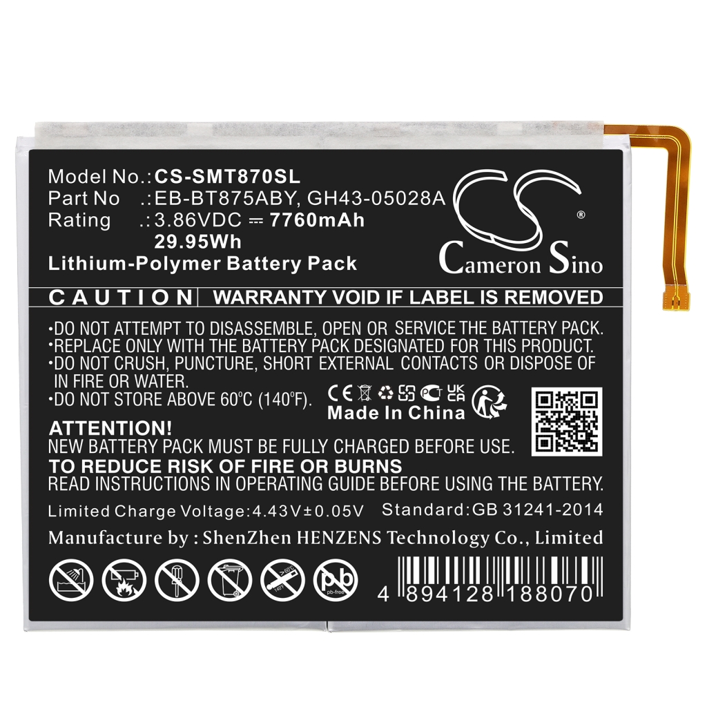 Batteria compressa Samsung CS-SMT870SL