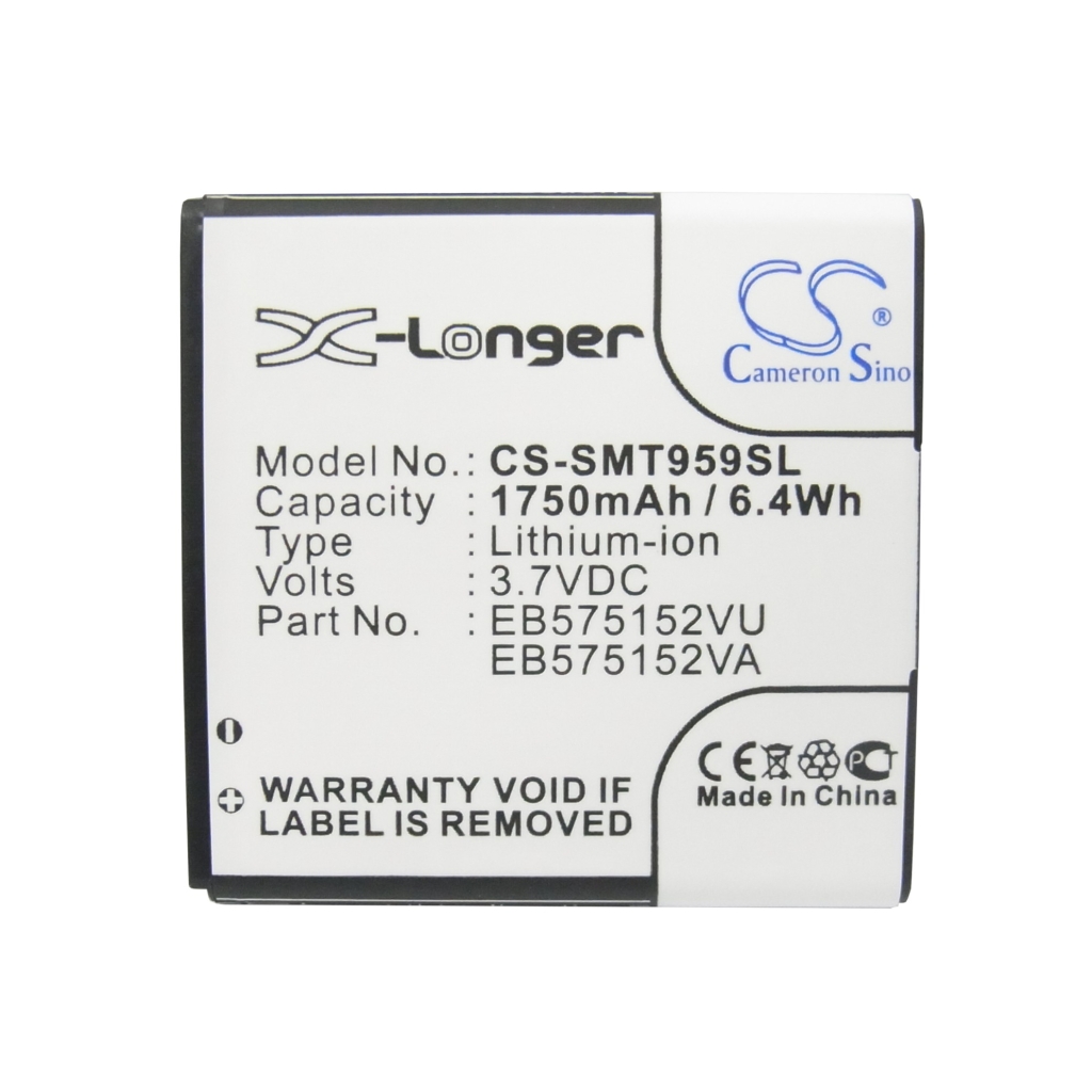 Batteria compatibile con Samsung Verizon AT&T NTT Docomo Sprint T-Mobile CS-SMT959SL
