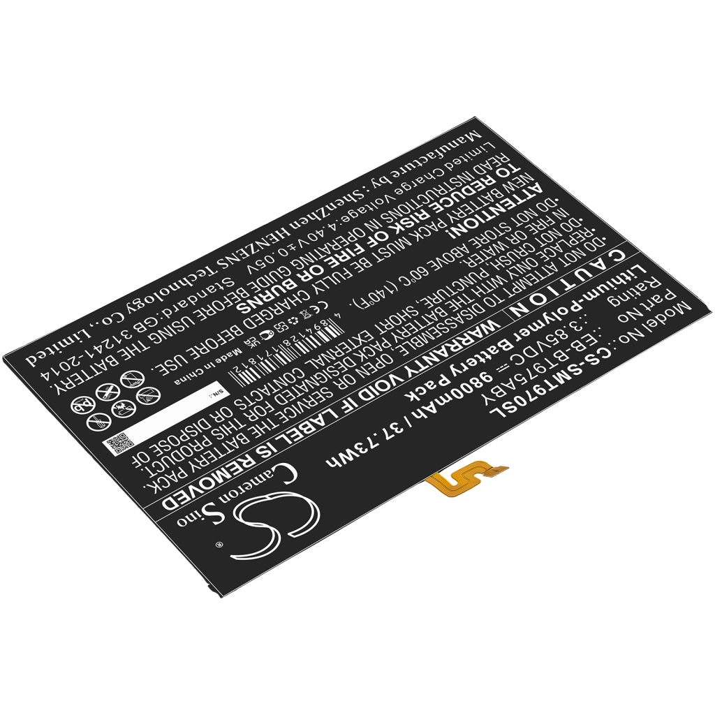 Sostituzione della batteria compatibile per Samsung EB-BT975ABY