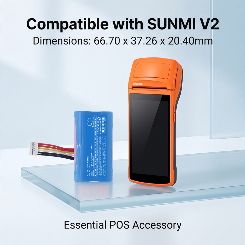 Batterie compatibile con Sunmi V2 SE CS-SMV210SL