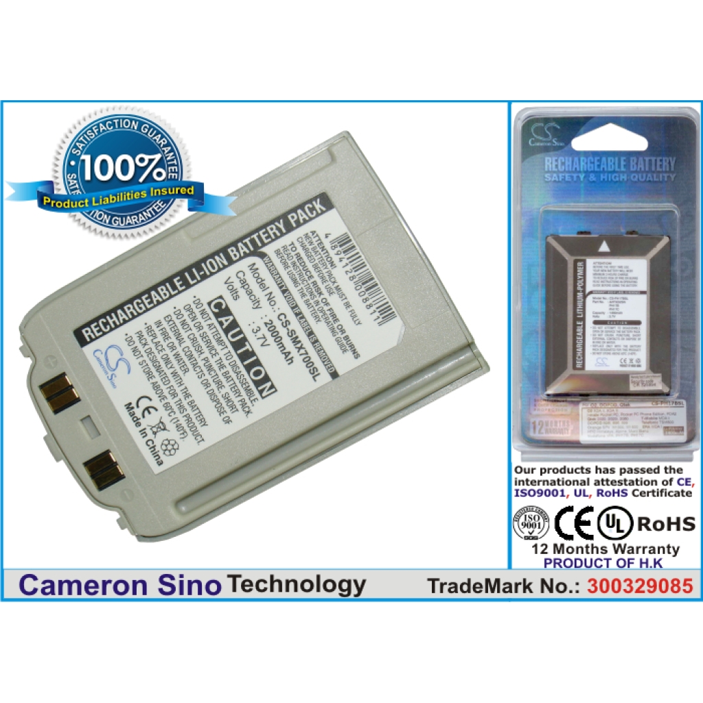 Batteria del telefono cellulare Samsung CS-SMX700SL