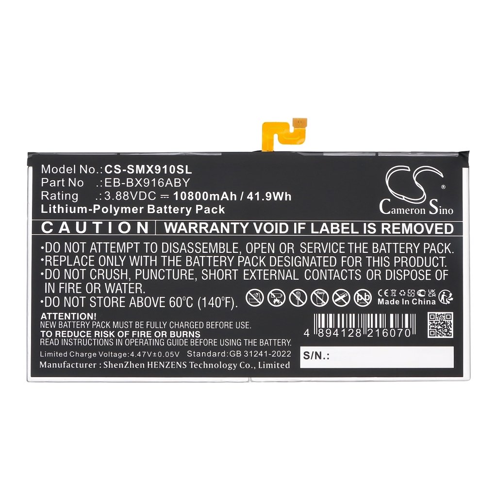 Batterie Sostituisce EB-BX916ABY