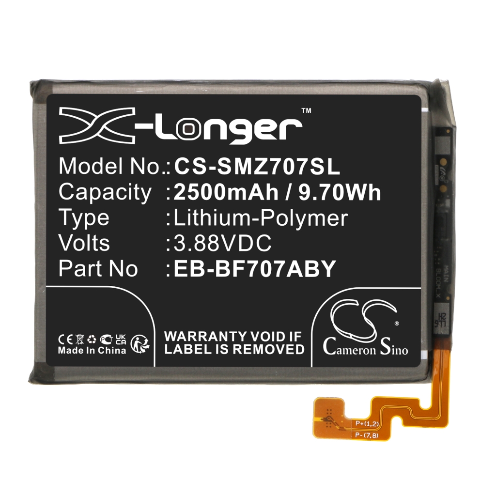 Batteria del telefono cellulare Samsung SM-F707B (CS-SMZ707SL)