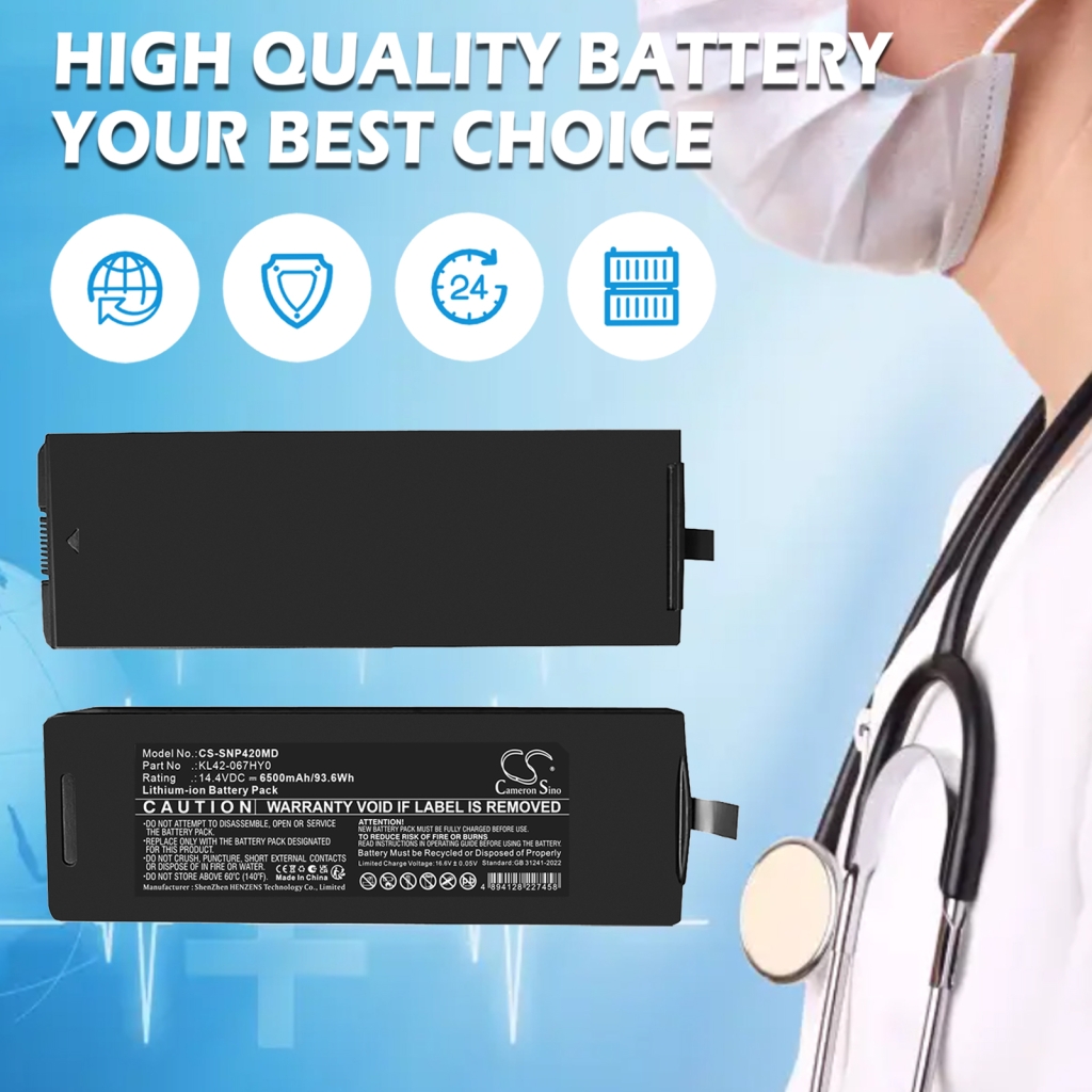 Batteria compatibile con Sonoscape CS-SNP420MD