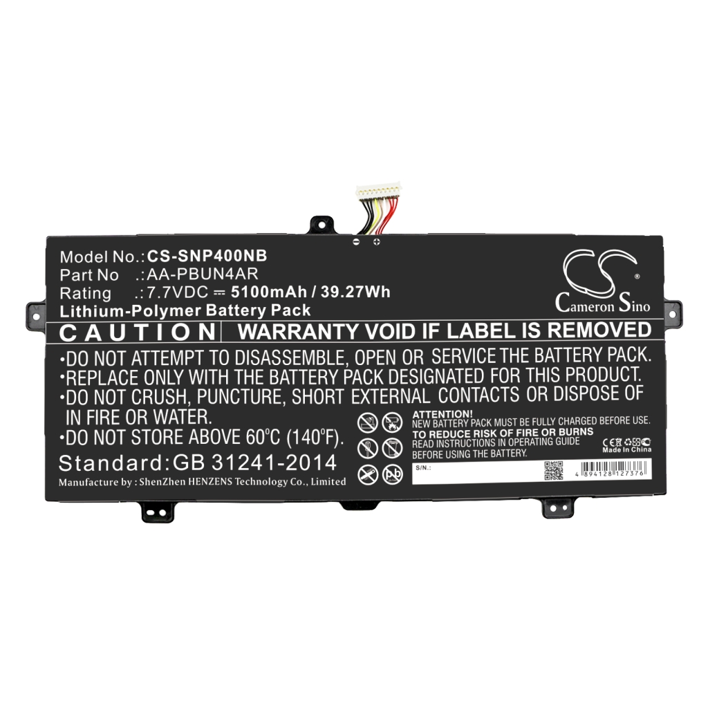 Batteria notebook Samsung NT901X5L-K2E/C (CS-SNP400NB)