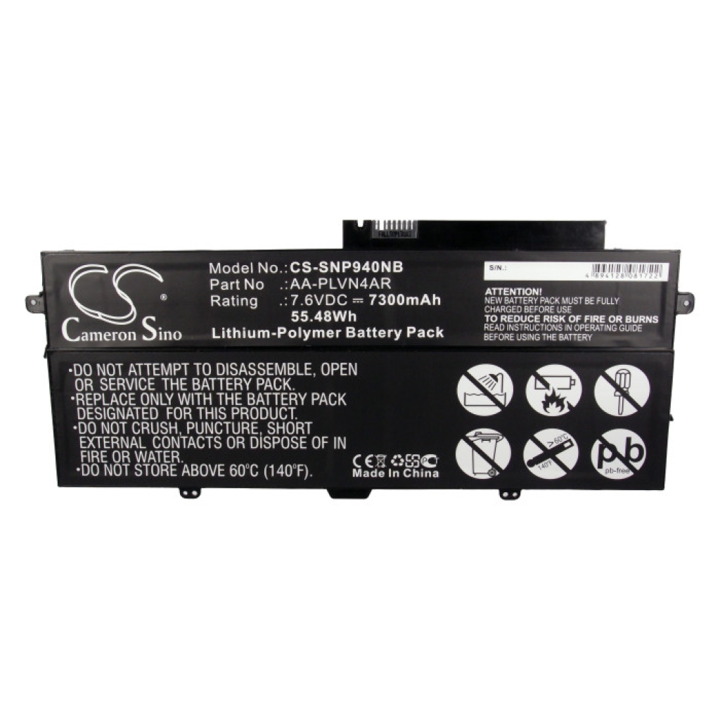 Sostituzione della batteria compatibile per Samsung AA-PLVN4AR