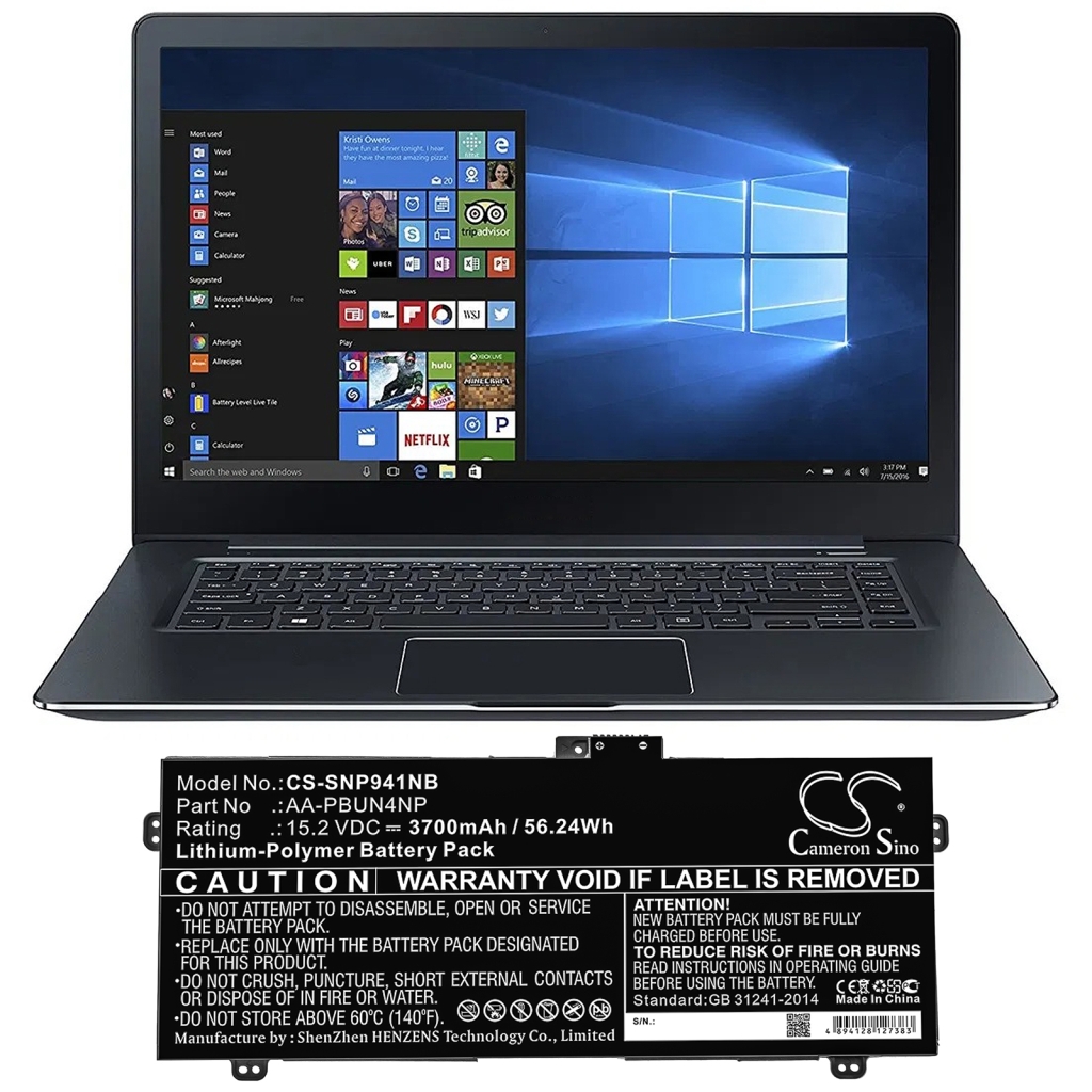 Batteria notebook Samsung NP940Z5L-S03US (CS-SNP941NB)