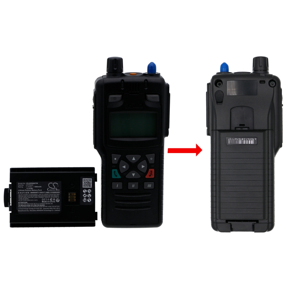 Batteria radio bidirezionale Sepura SC21
