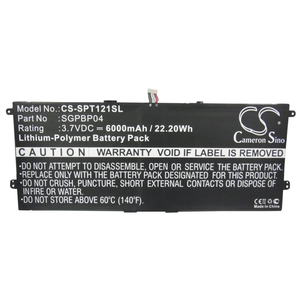 Sostituzione della batteria compatibile per Sony SGPBP04