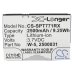 Batterie Sostituisce 2500031