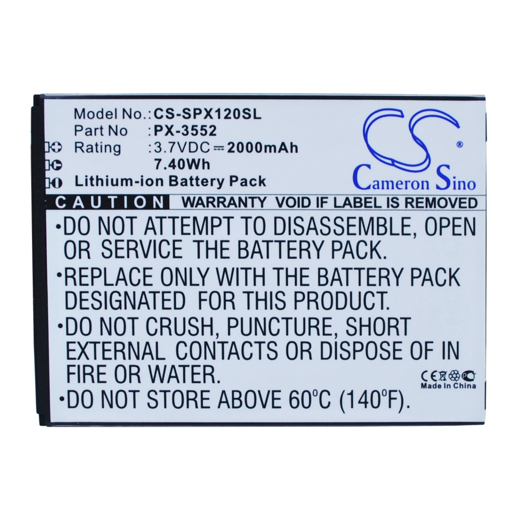 Batterie Sostituisce PX-3552