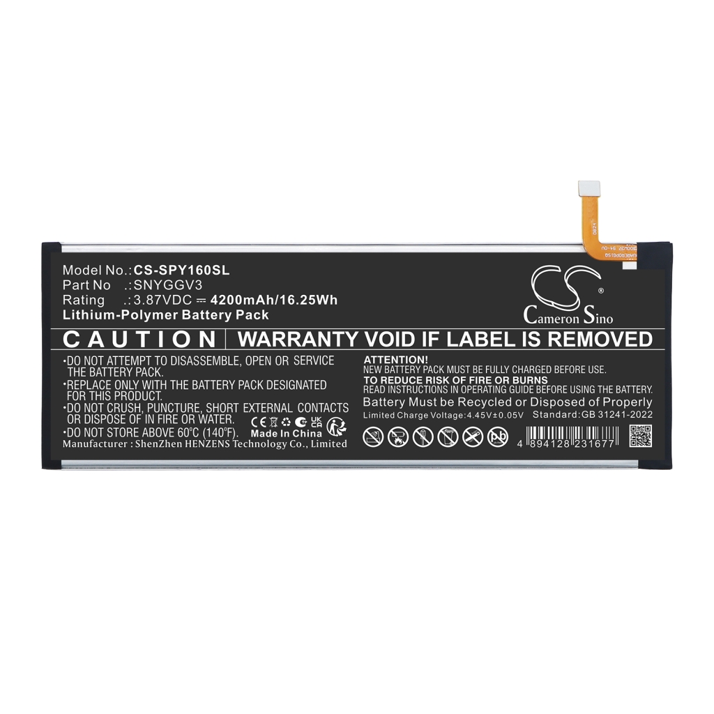 Battery compatible with Sony