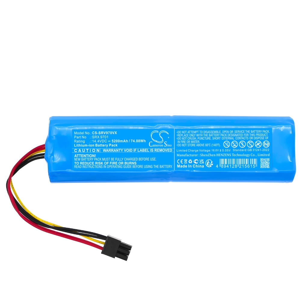 Sostituzione della batteria compatibile per Sencor SRX 9701
