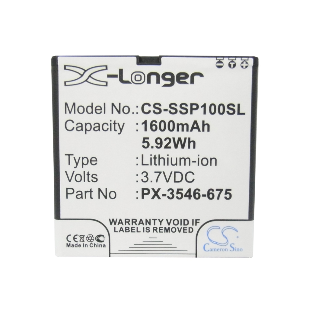 Batteria del telefono cellulare Simvalley CS-SSP100SL