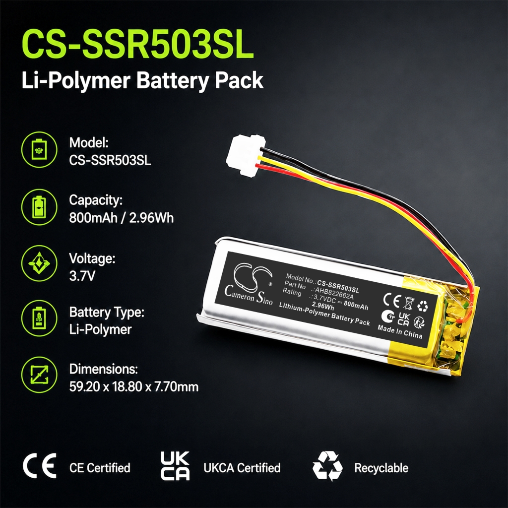 Batteria compatibile con Sena CS-SSR503SL